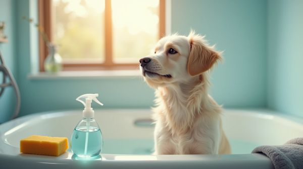 Des astuces pour laver son chien sans shampoing