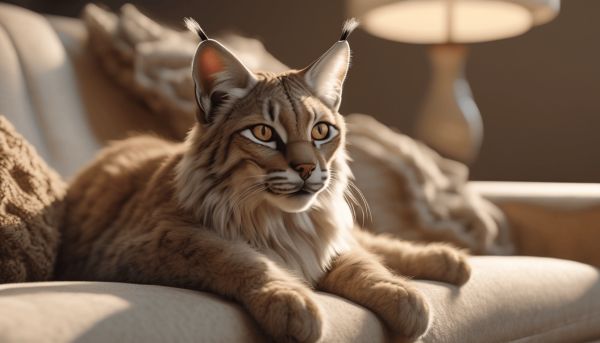 Le caractère affectueux du Highland lynx, un chat à adopter
