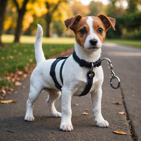 Quelles sont les techniques efficaces pour habituer un chiot de race Jack Russell Terrier à la laisse?